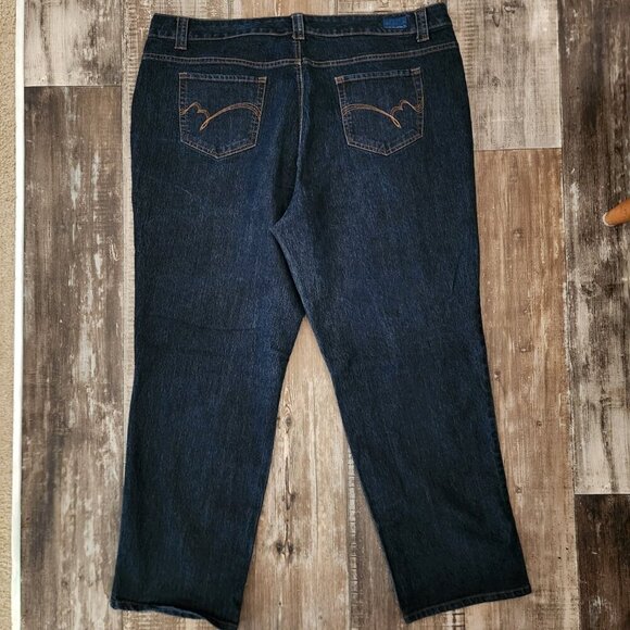 Bandolino Women's Mandie Classic Fit Blue Jeans Size 22w - Picture 2 of 10